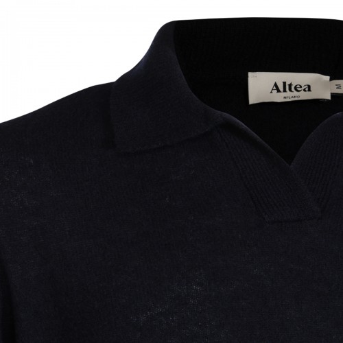 NAVY WOOL KNITWEAR