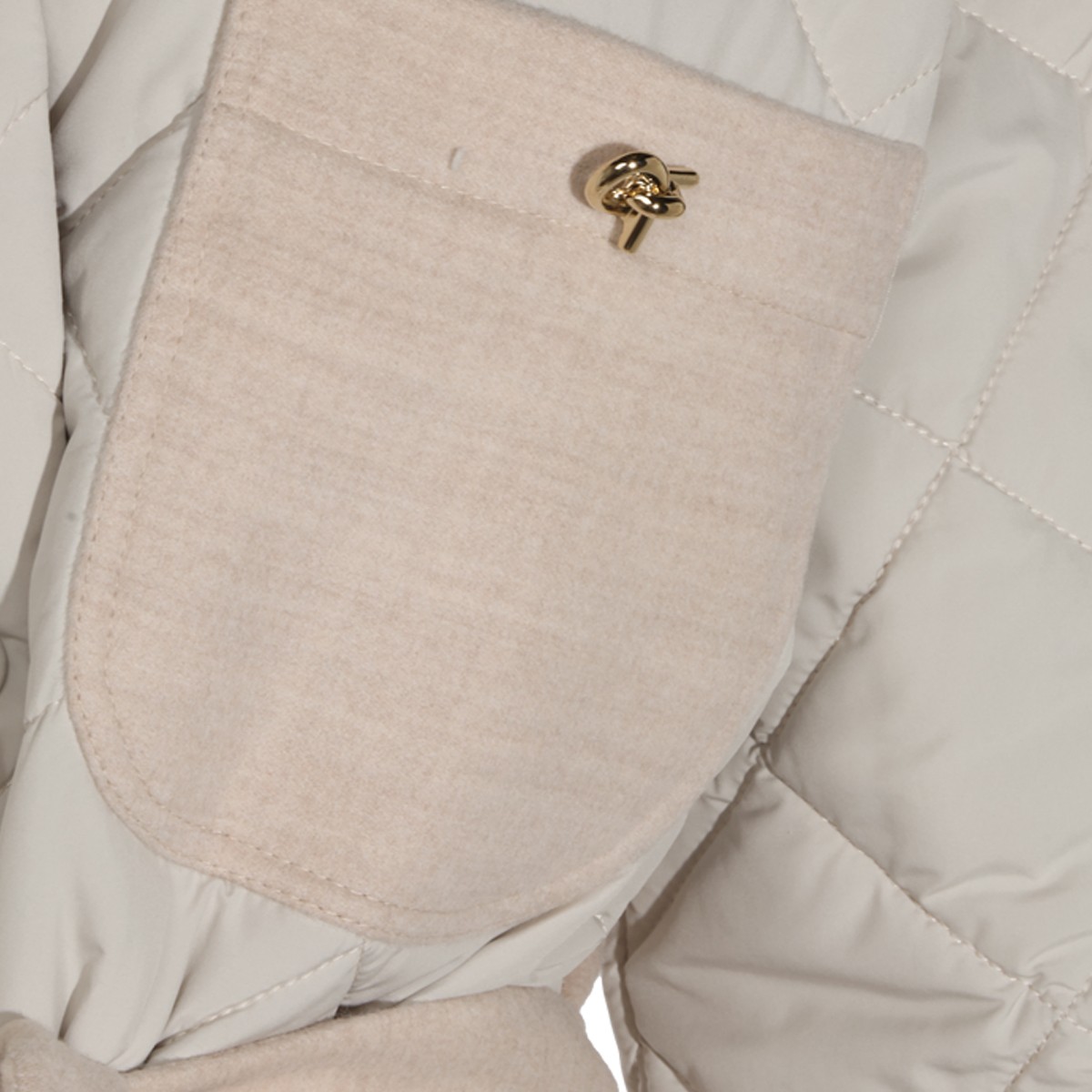 BEIGE DOWN JACKET