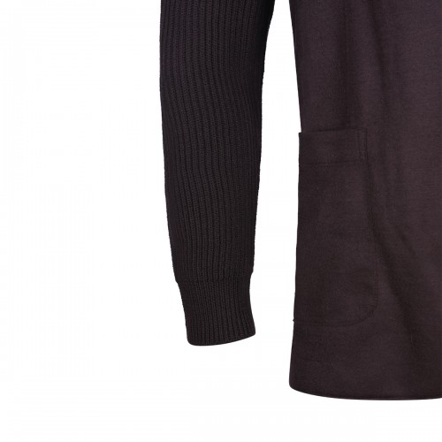 BORDEAUX WOOL ZIPPED BLAZER