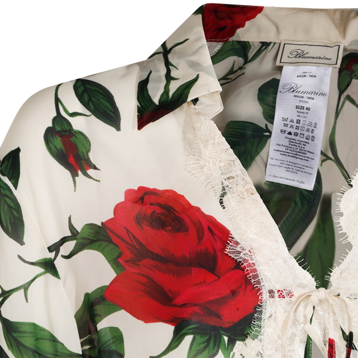 AMBER LIGHT AND LIPSTICK VISCOSE SHIRT