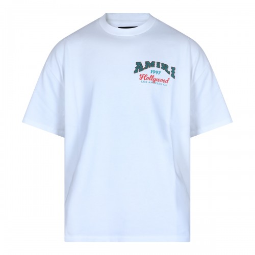 WHITE COTTON T-SHIRT