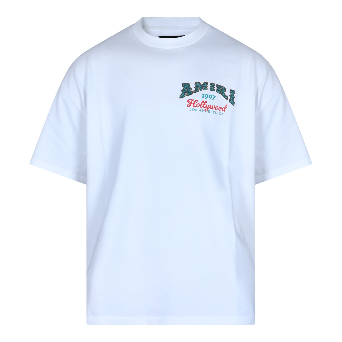 WHITE COTTON T-SHIRT
