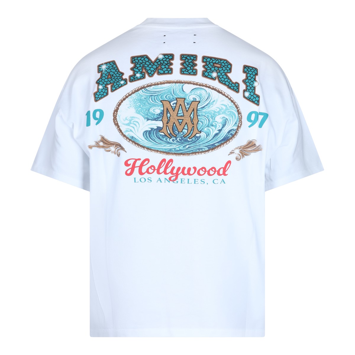 WHITE COTTON T-SHIRT