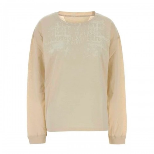 CREAM COTTON T-SHIRT