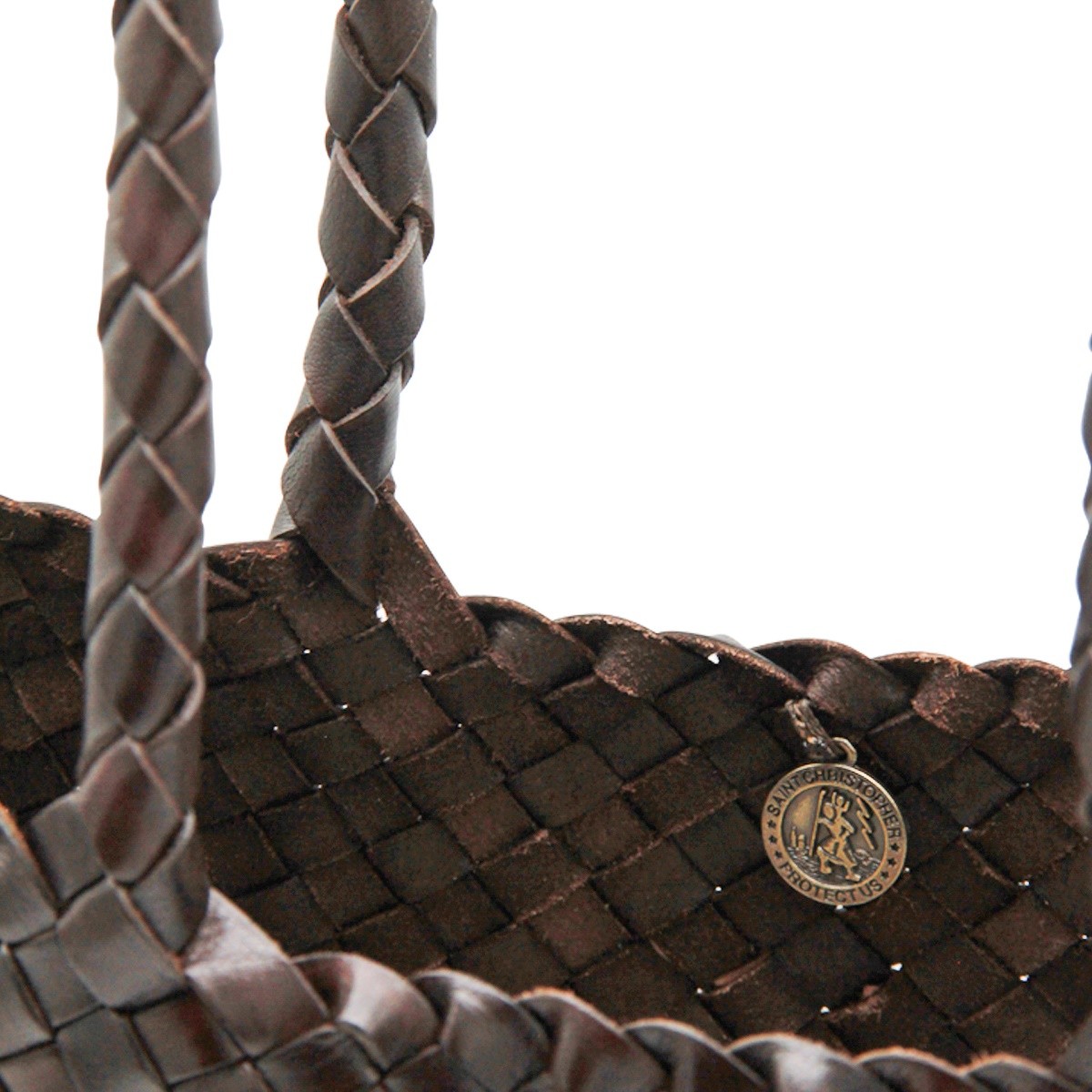 DARK BROWN SANTA CROCE SHOULDER BAG