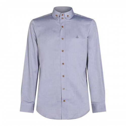 EVENING BLUE COTTON KRALL SHIRT