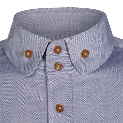 EVENING BLUE COTTON KRALL SHIRT