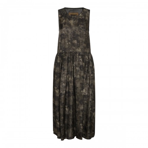 GREEN AND GREY ARDAL DRESS