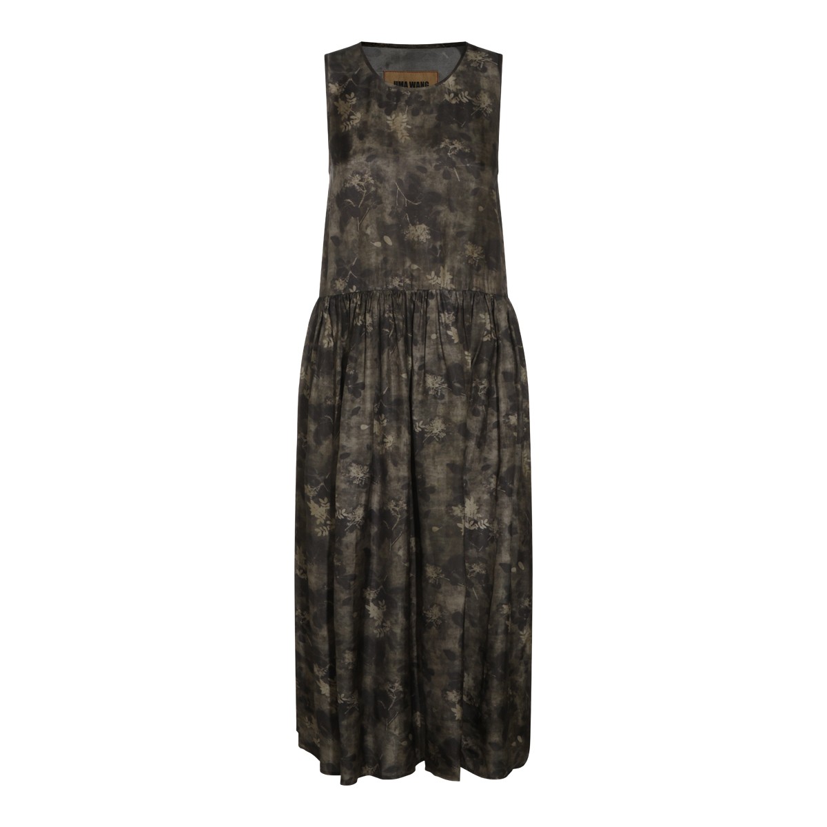 GREEN AND GREY ARDAL DRESS
