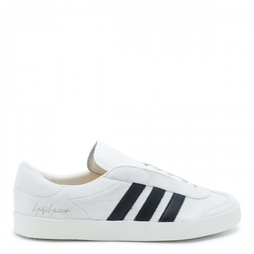 OFF WHITE AND BLACK LEATHER SNEAKERS