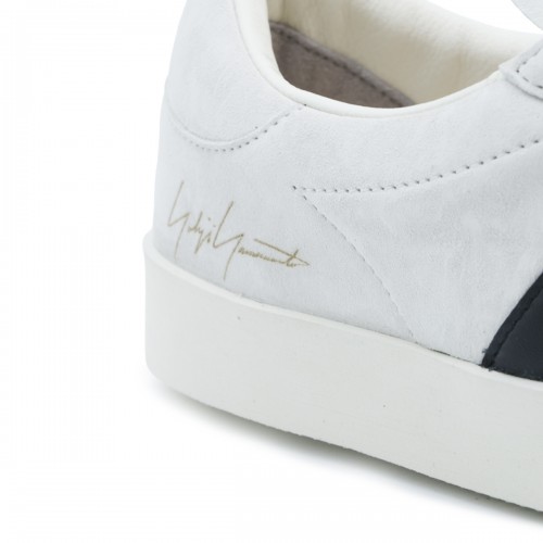 OFF WHITE AND BLACK LEATHER SNEAKERS