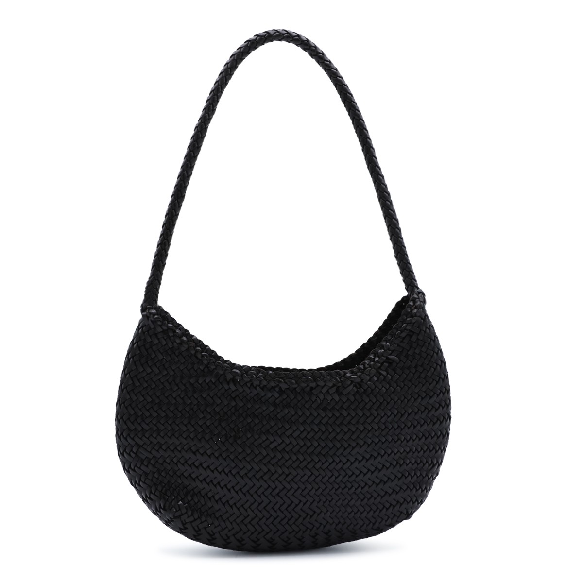 DARK BROWN LEATHER NOVA LUNA SHOULDER...