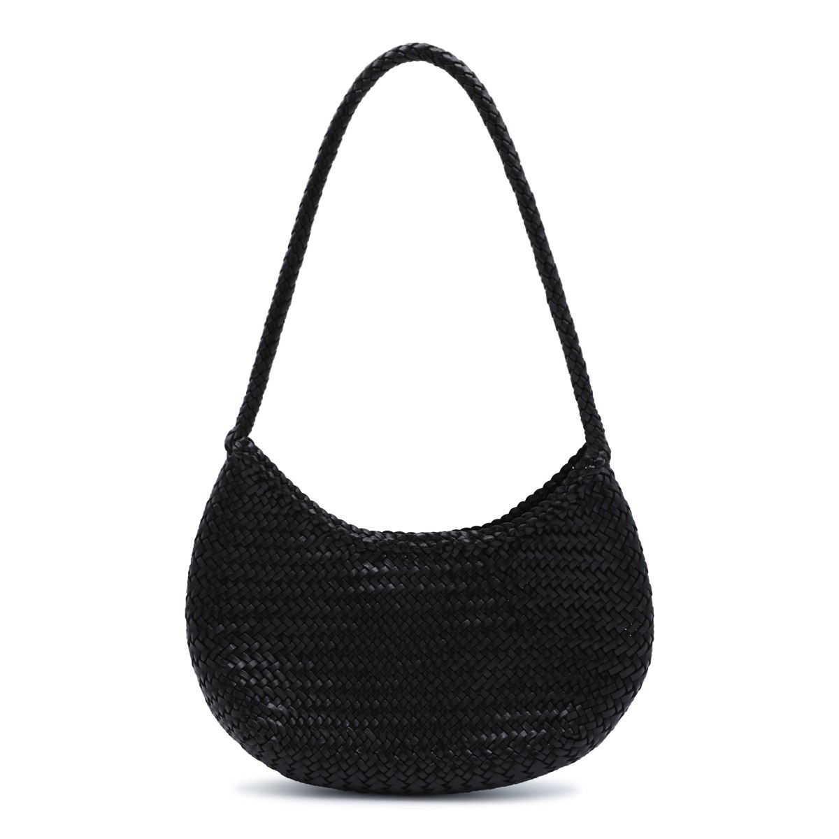 DARK BROWN LEATHER NOVA LUNA SHOULDER...