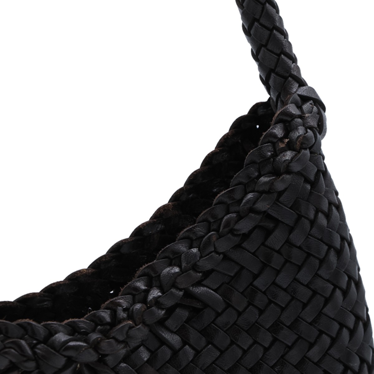DARK BROWN LEATHER NOVA LUNA SHOULDER...