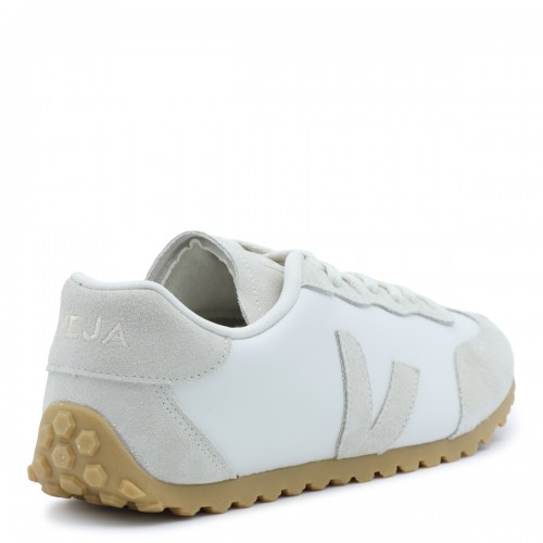 WHITE AND NATURAL GT SNEAKERS