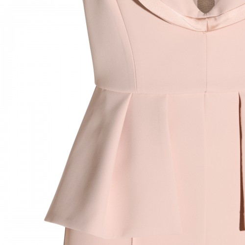 NUDE STRETCH JUMPSUIT