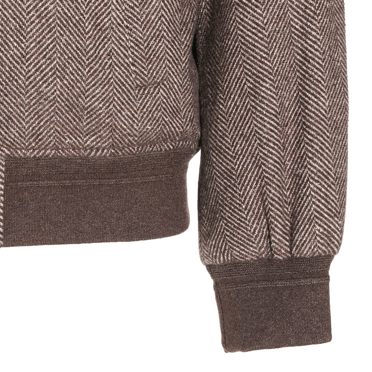 BROWN TWEED CASUAL JACKET