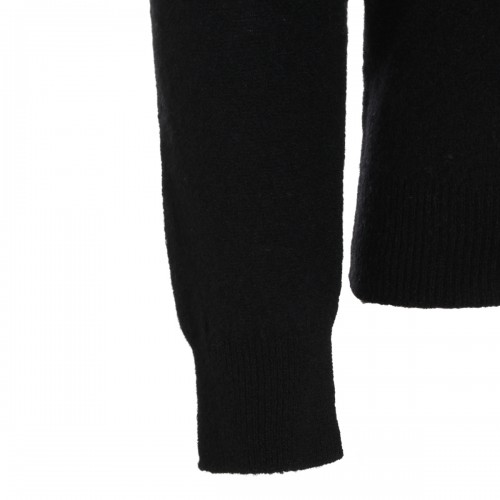 BLACK WOOL KNITWEAR