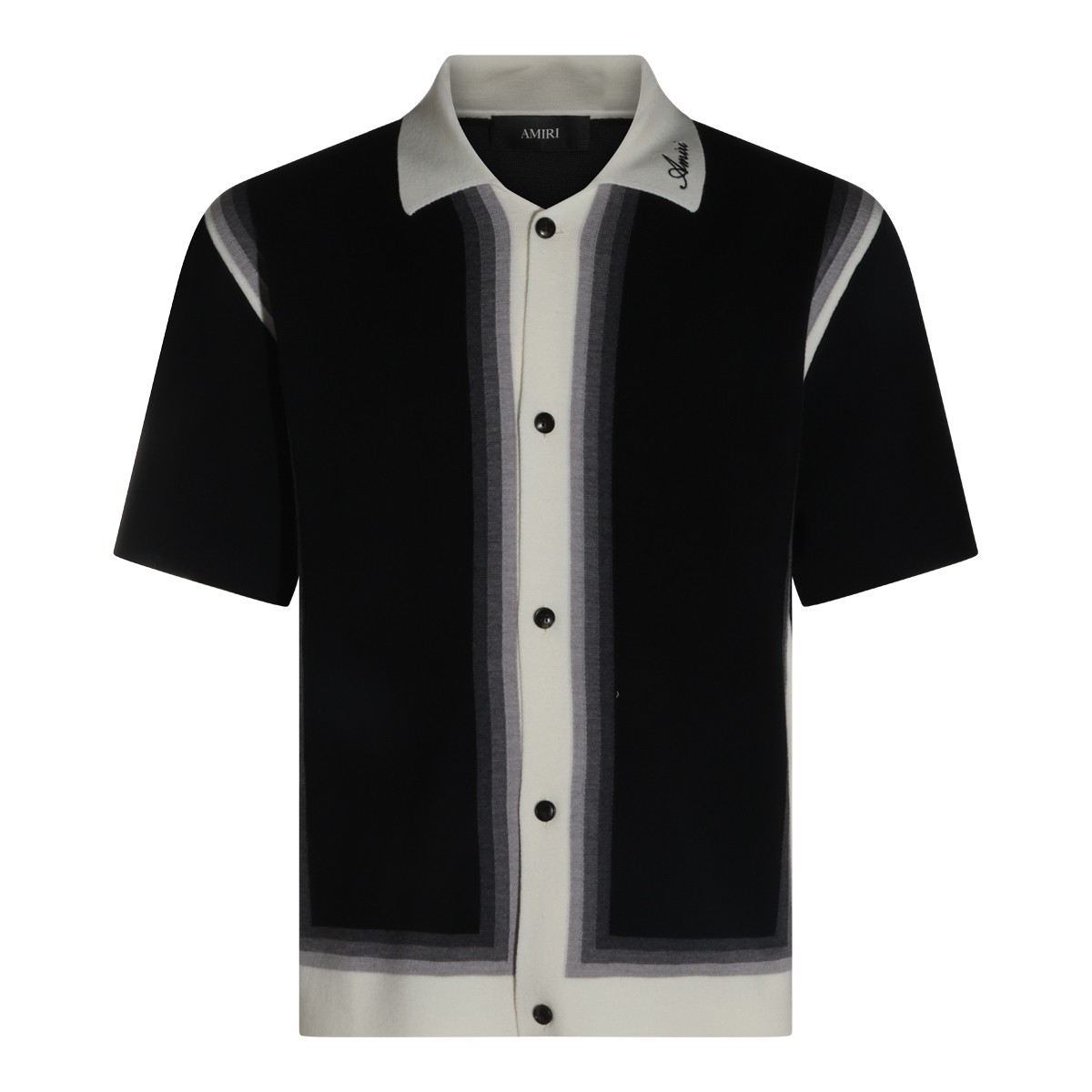 BLACK WOOL KNITWEAR