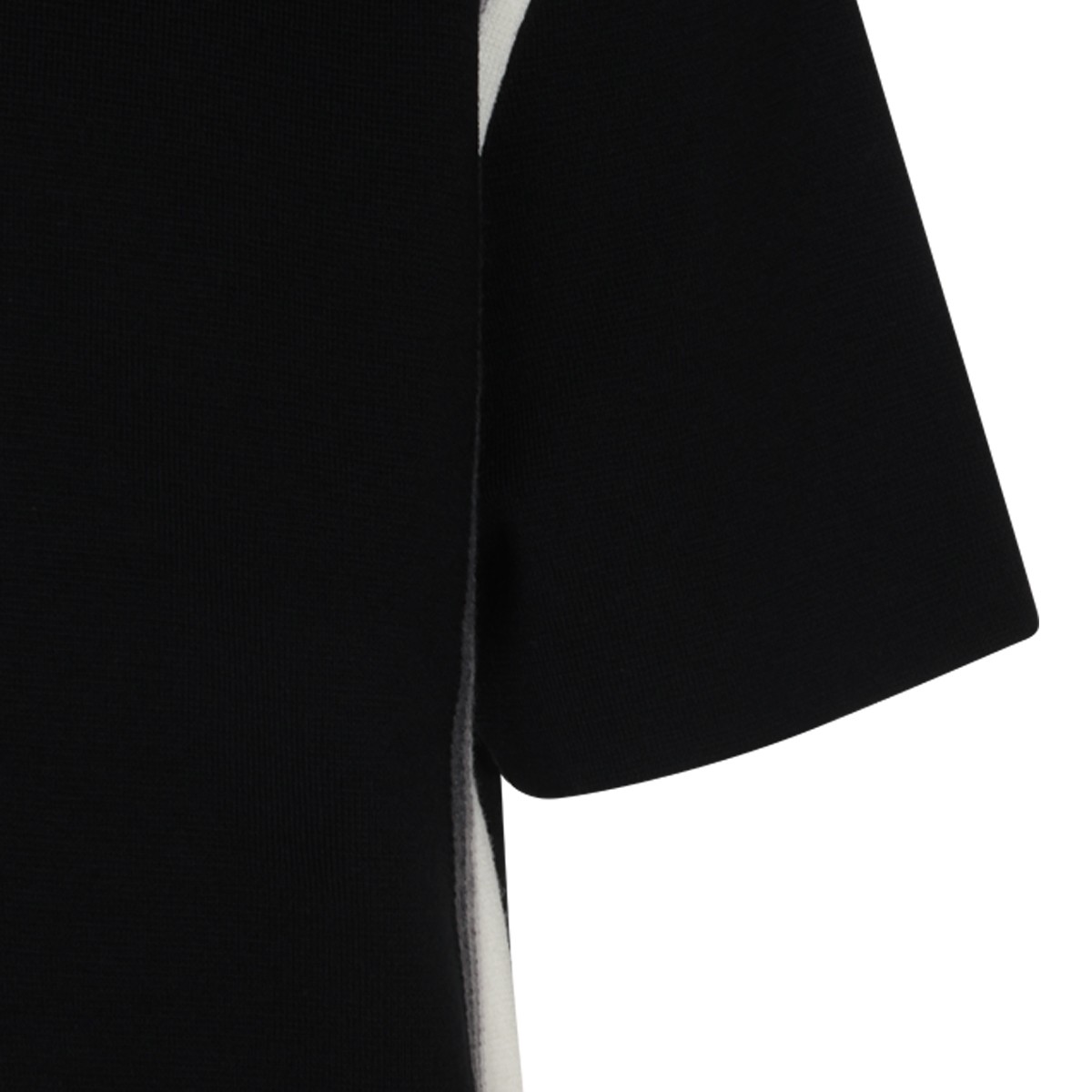BLACK WOOL KNITWEAR