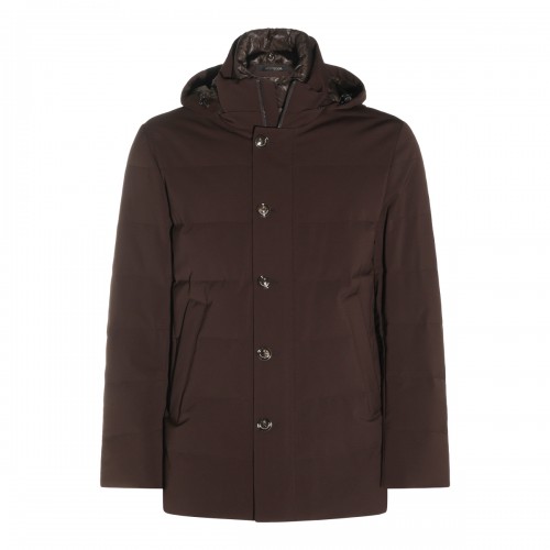 COFFEE PUFFER DOWN JACKET