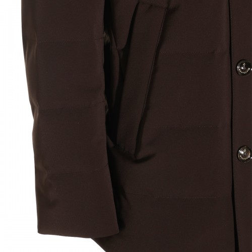 COFFEE PUFFER DOWN JACKET