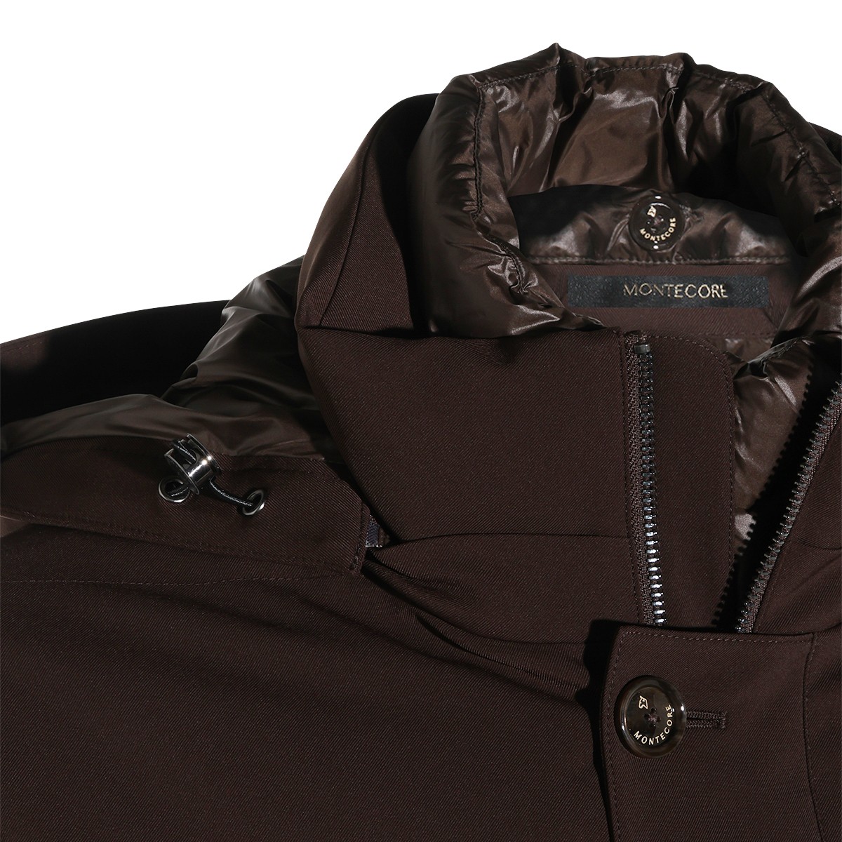 COFFEE PUFFER DOWN JACKET