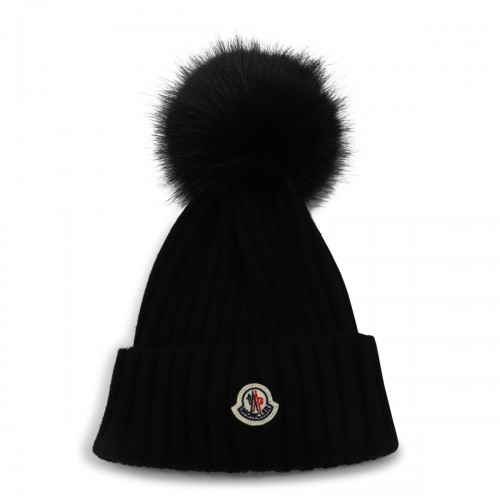 BLACK WOOL AND CASHMERE...