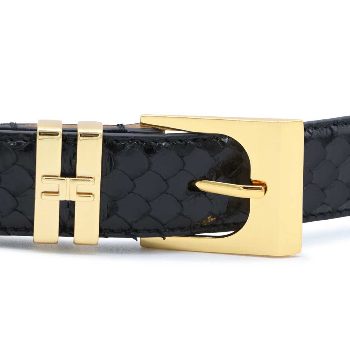 BLACK SLIM BELT