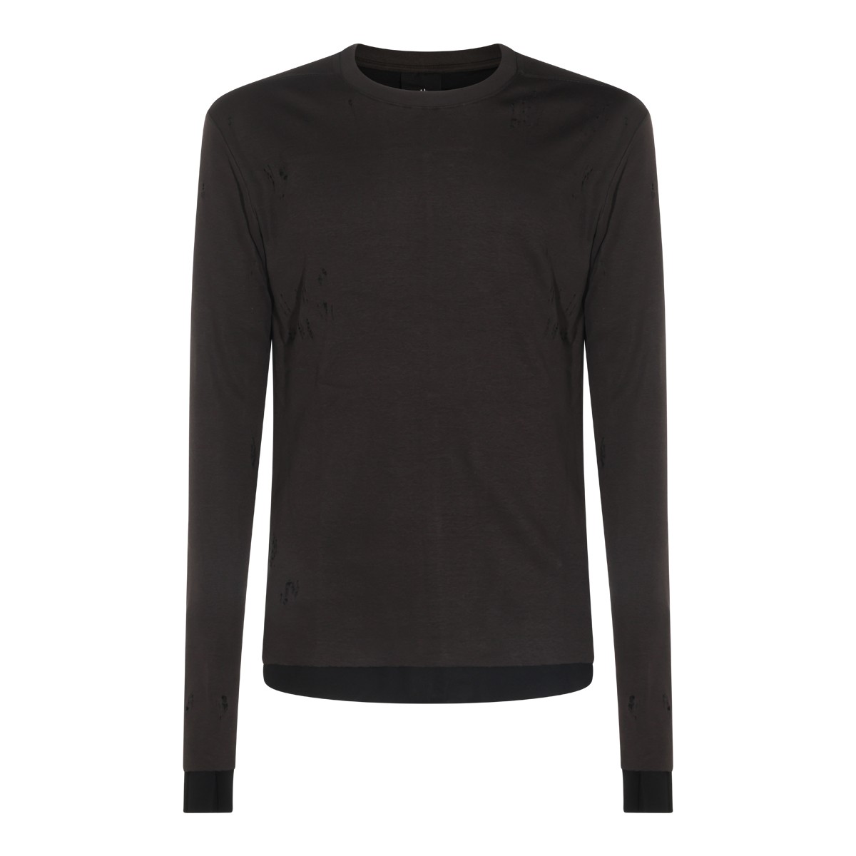 COLD BROWN COTTON T-SHIRT