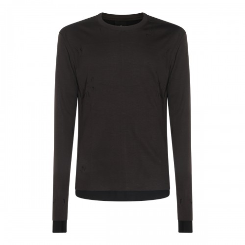 COLD BROWN COTTON T-SHIRT