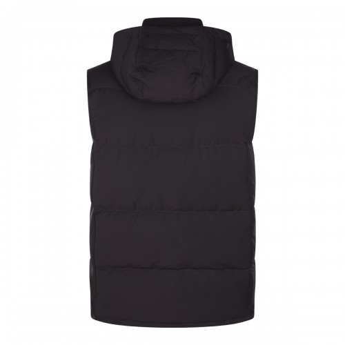BORDEAUX WOOL VEST DOWN JACKET 2