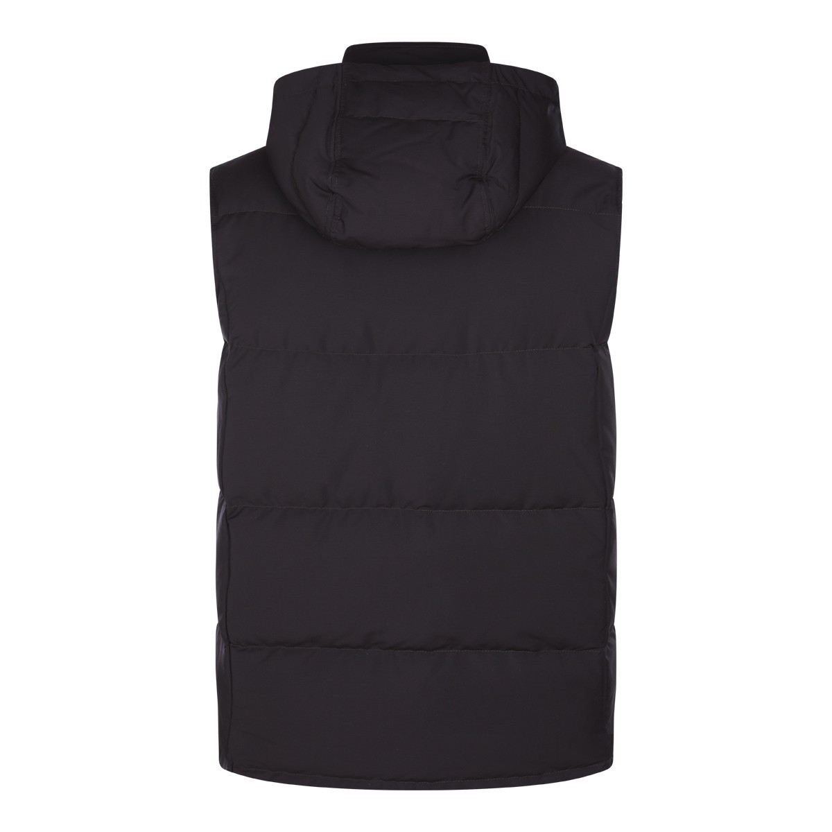 BORDEAUX WOOL VEST DOWN JACKET