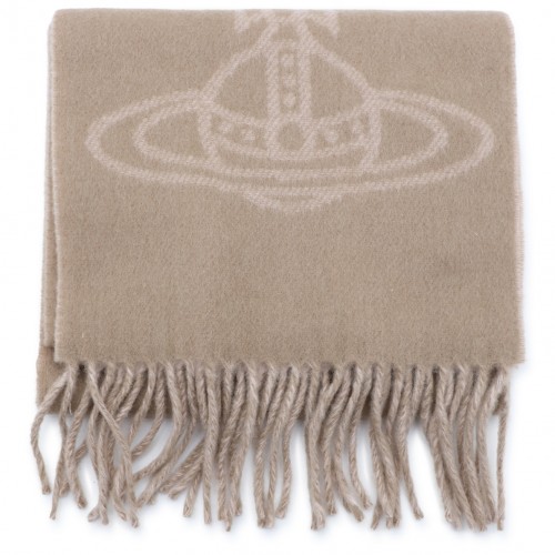 CAMEL WOOL SCARF