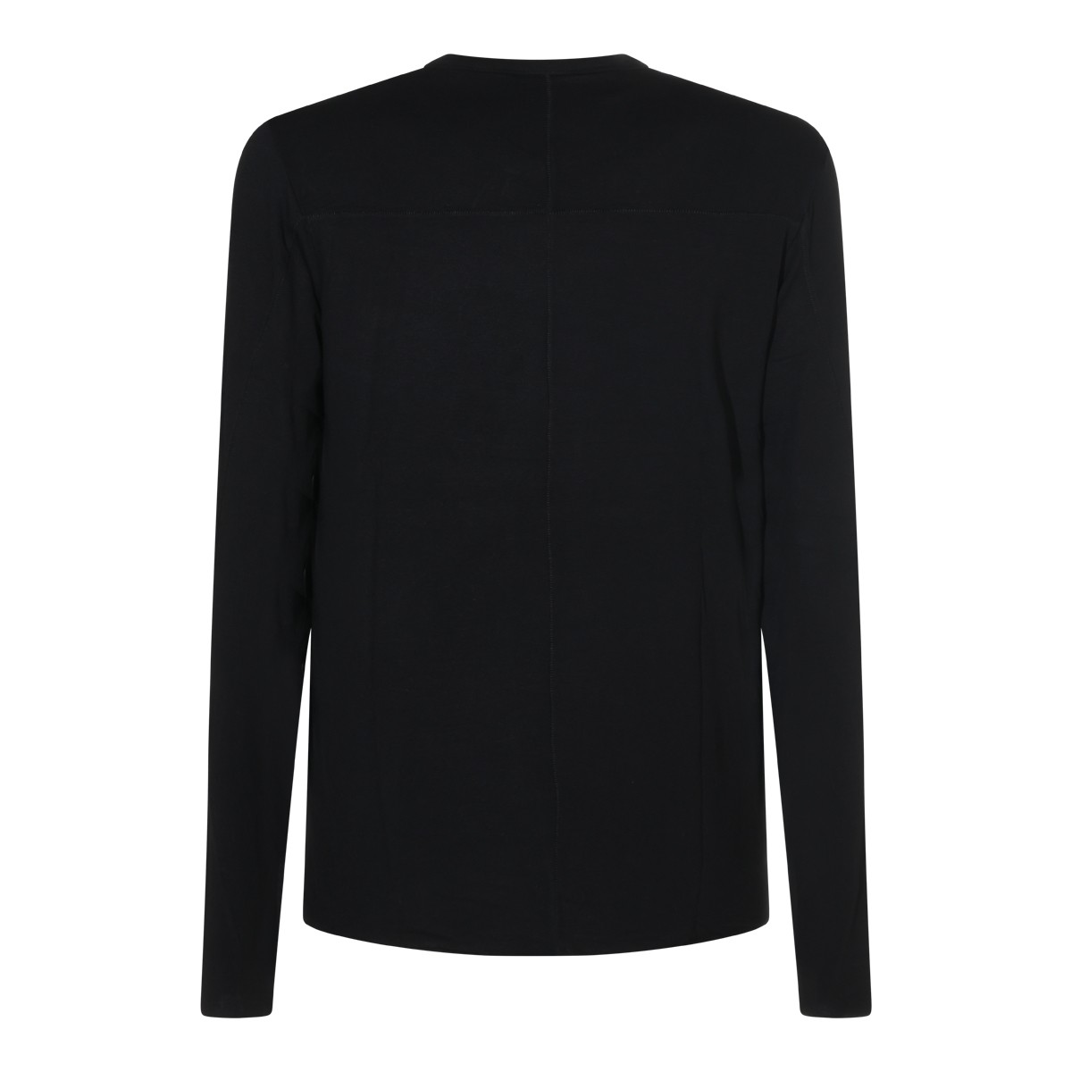 BLACK CASHMERE BLEND T-SHIRT