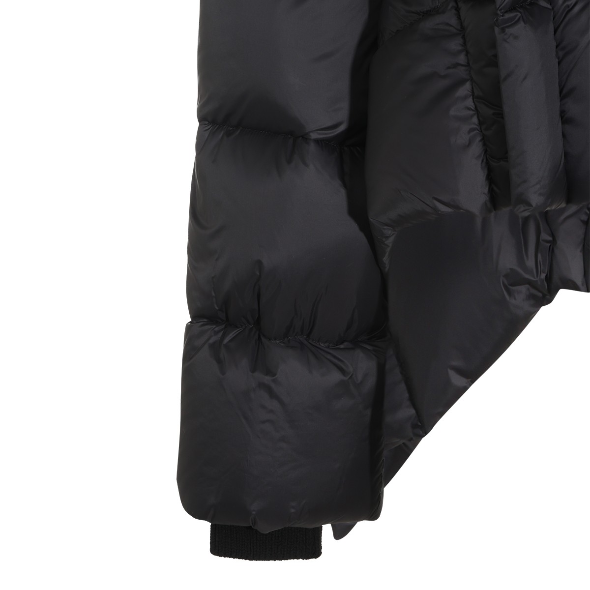BLACK PUFFER NASKA DUVET DOWN JACKET