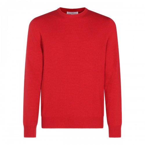 RED CASHMERE KNITWEAR