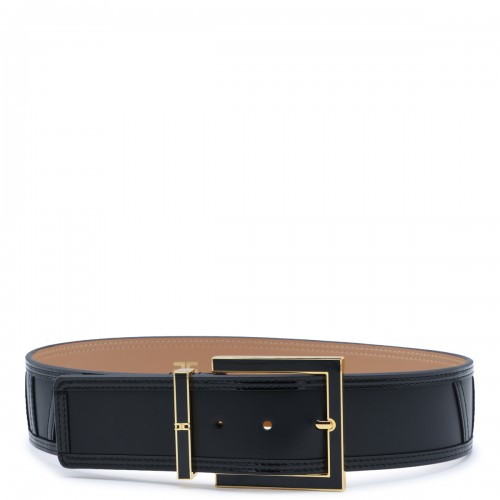 BLACK BRANDED BELT