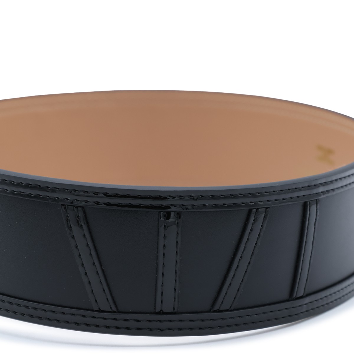 BLACK BRANDED BELT