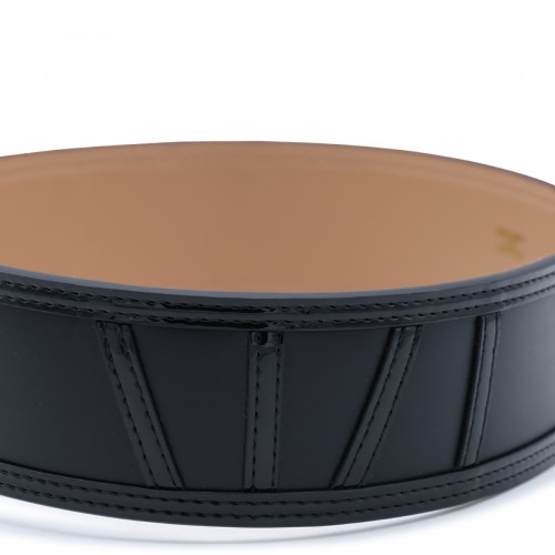 BLACK BRANDED BELT