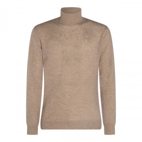 BEIGE WOOL KNITWEAR