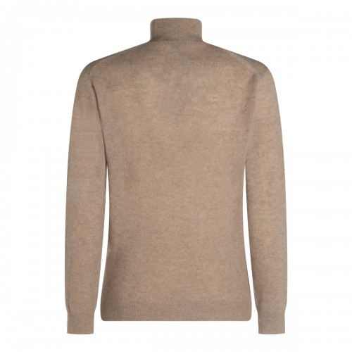 BEIGE WOOL KNITWEAR