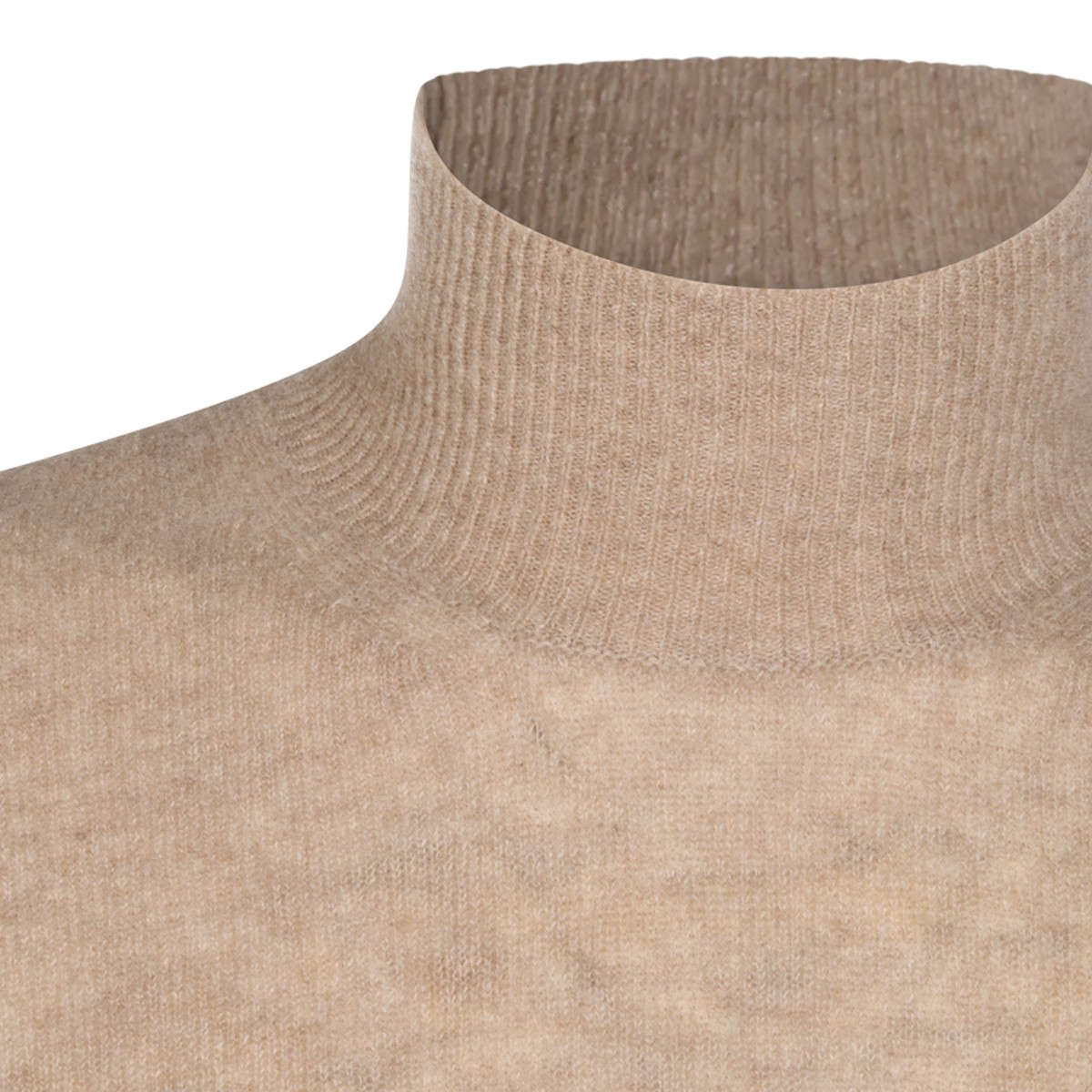 BEIGE WOOL KNITWEAR