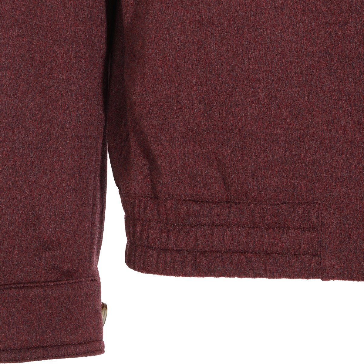 DARK RED VIRGIN WOOL CASUAL JACKET