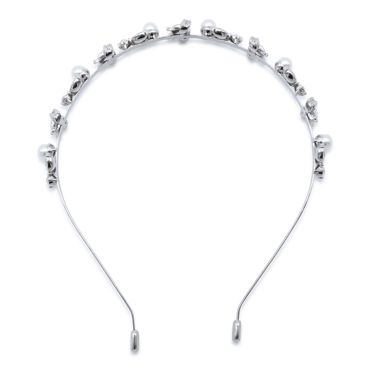 SILVER CRYSTAL HEADBAND