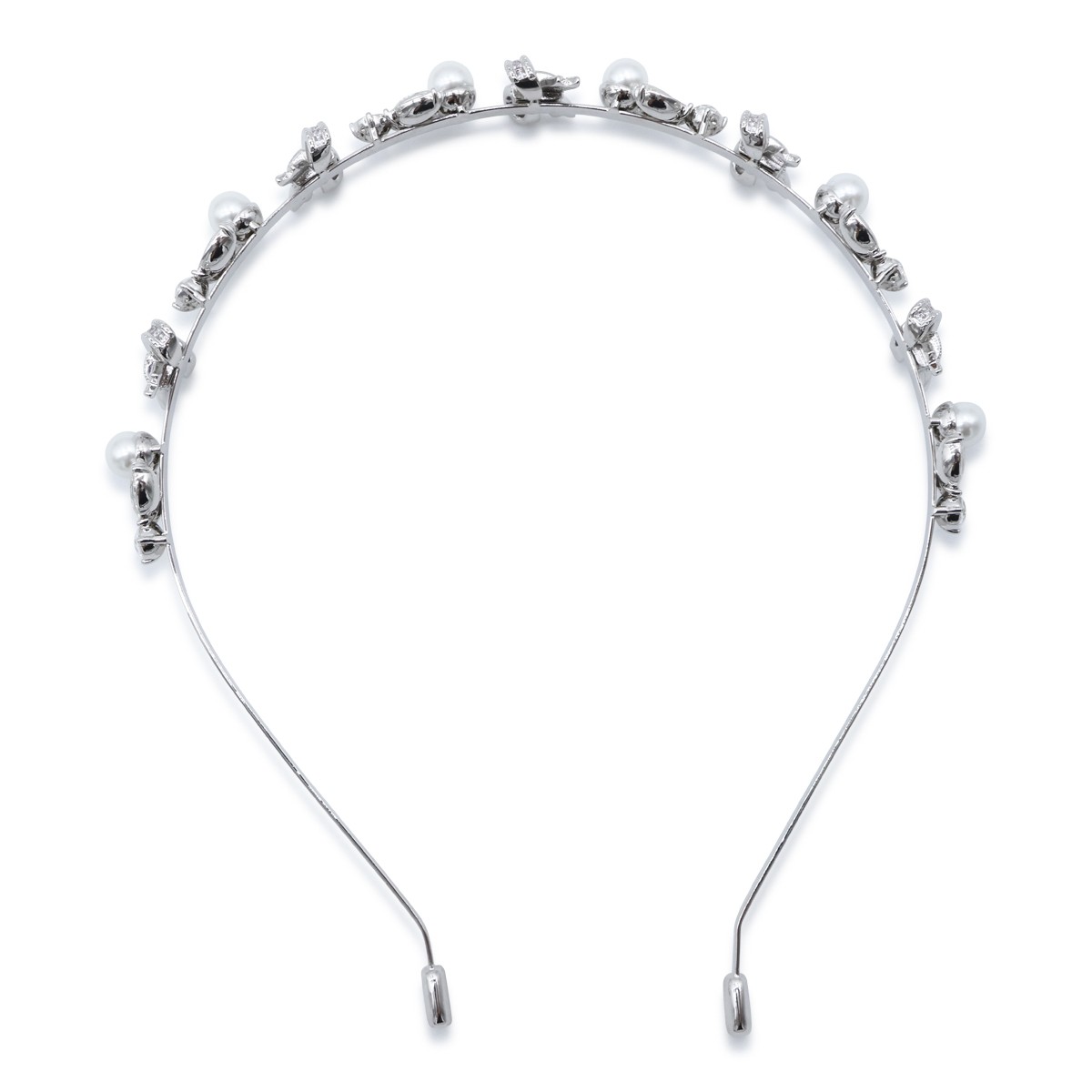 SILVER CRYSTAL HEADBAND