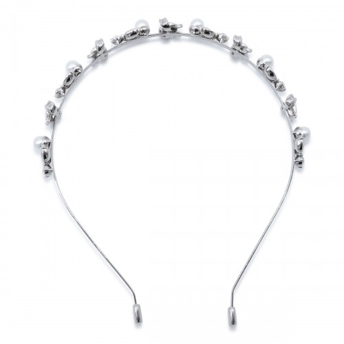 SILVER CRYSTAL HEADBAND