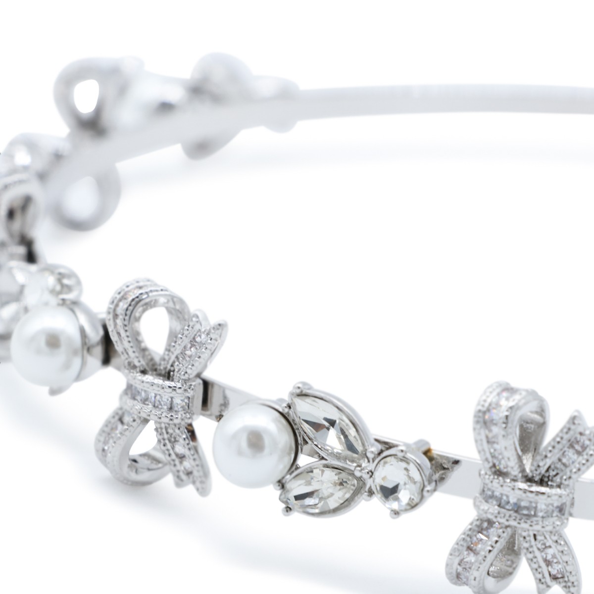 SILVER CRYSTAL HEADBAND