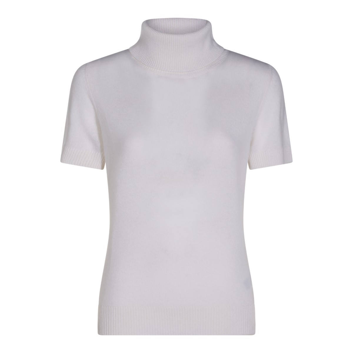 WHITE CASHMERE KNITWEAR