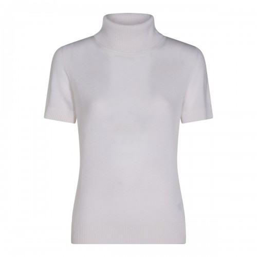 WHITE CASHMERE KNITWEAR